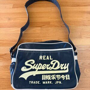 Real SuperDry Alumni Trademark Japan Messenger Bag